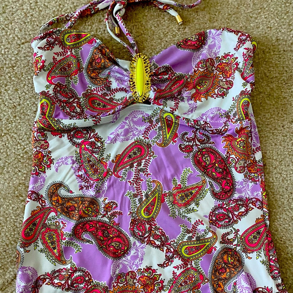 Daniel Cremieux Poolside Paisley top size M
